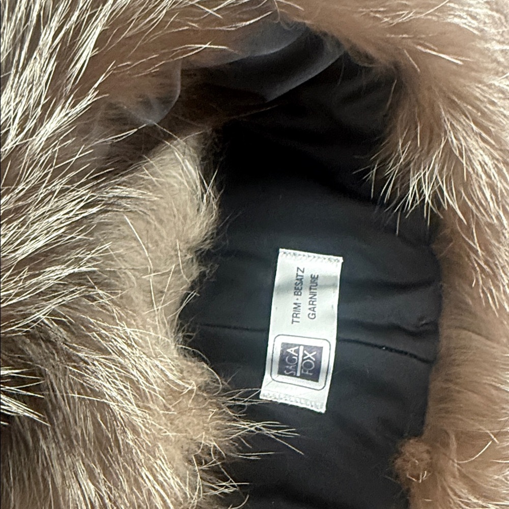 Saga furs crystal fox fur scarf clip on collar - Picture 8 of 10